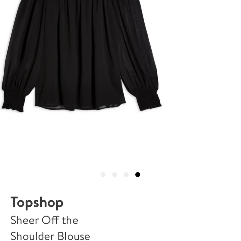 Top shop Black Blouse Gorgeous you can wear off the shoulder - Picture 2 of 3